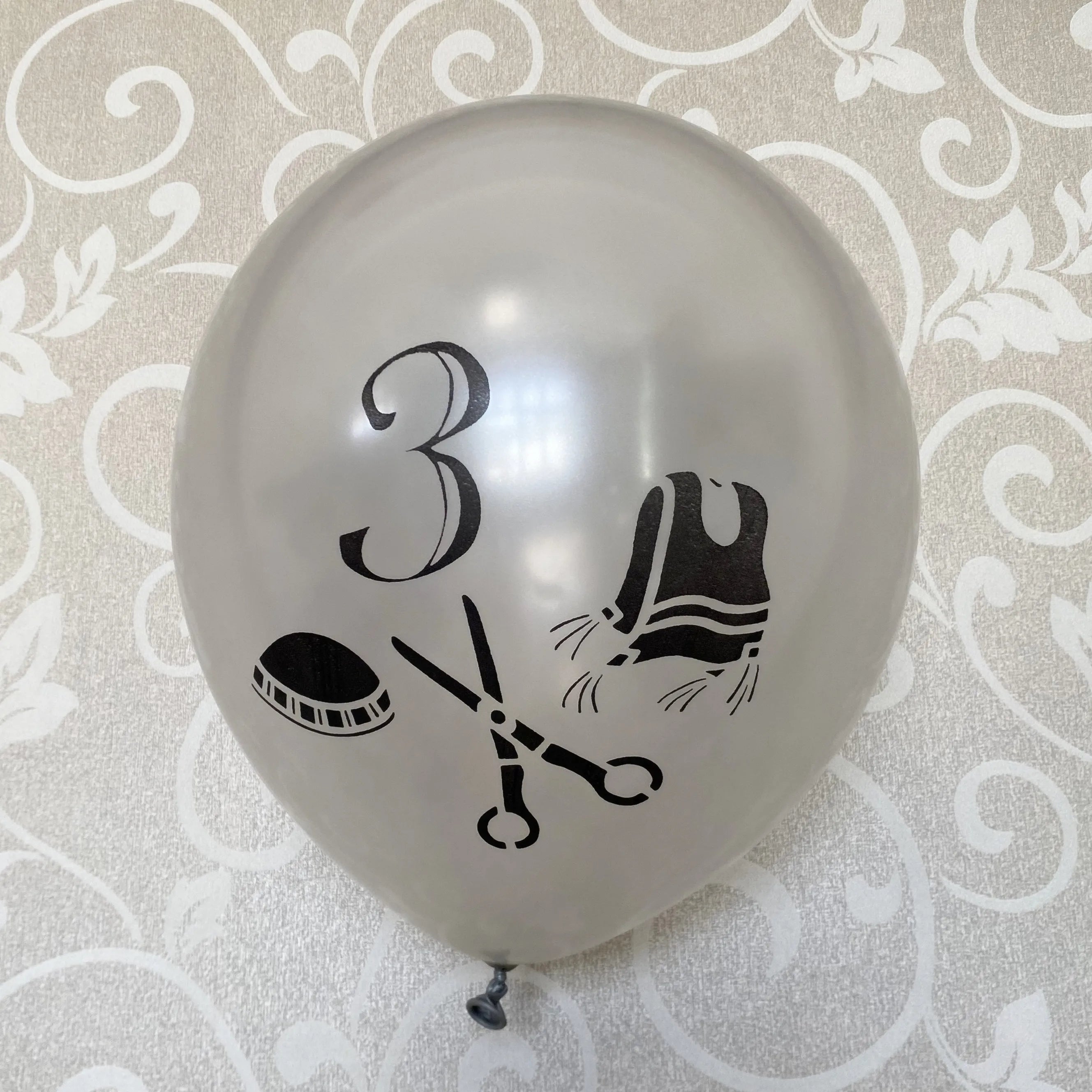 Jewish Upsherin Decorations Scissors Balloons - ⁠Party Kit to celebrate UPSHERNISH at 3 years old