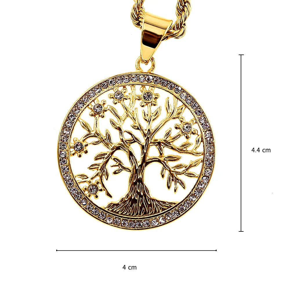 Tree of Life Kabbalah Pendant Necklace