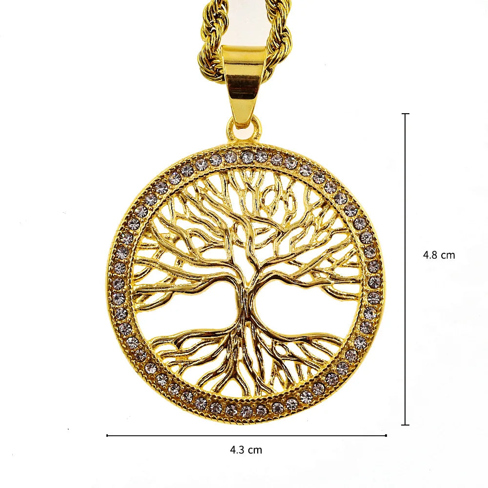 Tree of Life Kabbalah Pendant Necklace