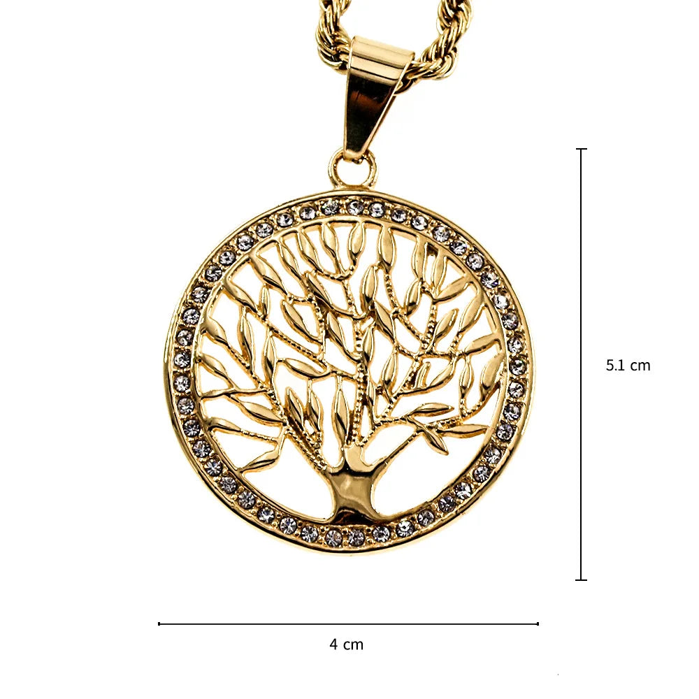 Tree of Life Kabbalah Pendant Necklace