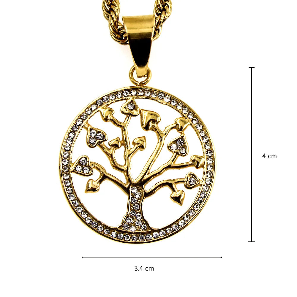 Tree of Life Kabbalah Pendant Necklace