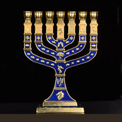 Vintage Brass Menorah