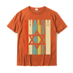 Retro Style Shalom Jewish T-shirt