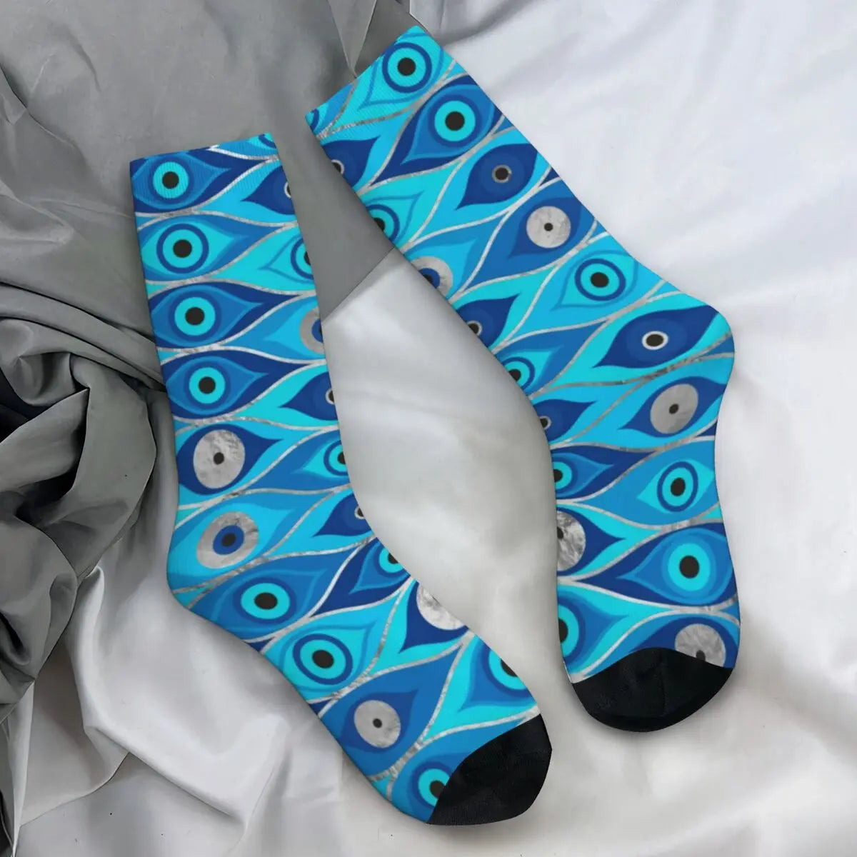 Evil Eye Pattern Socks