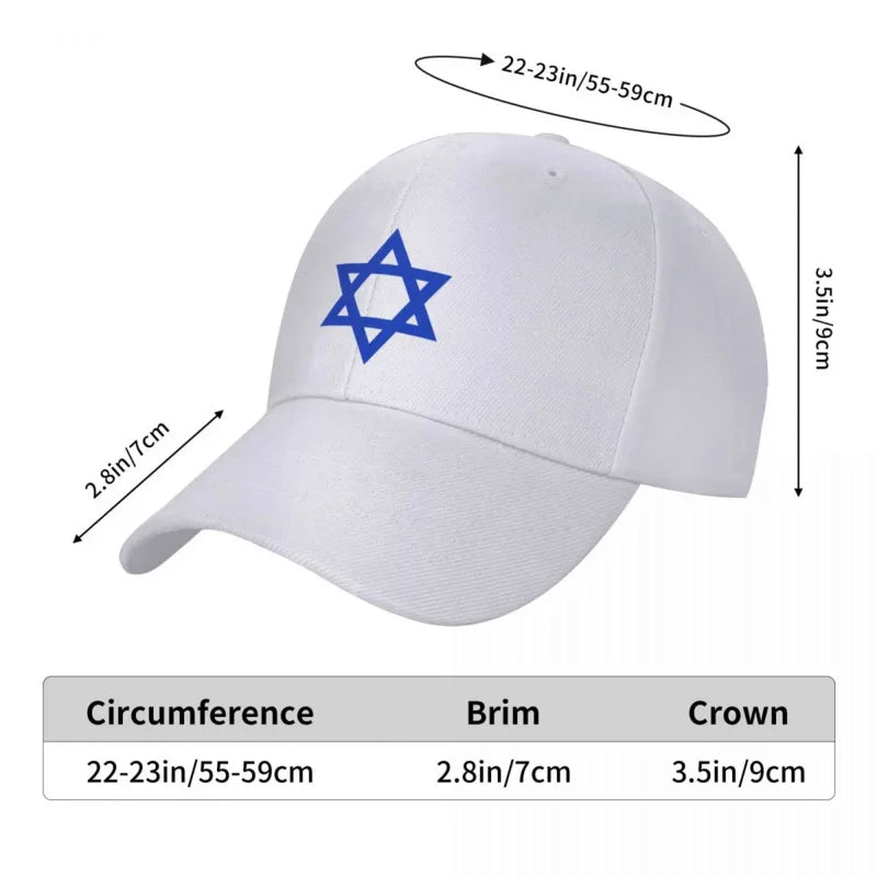 Punk Unisex Star of David Baseball Cap