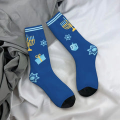 Dreidel Star of David Socks