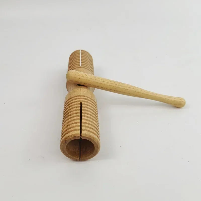 Jewish Kids Musical Toys – Purim Noise Maker Wooden Fish, Double Horn, and Sound Tube