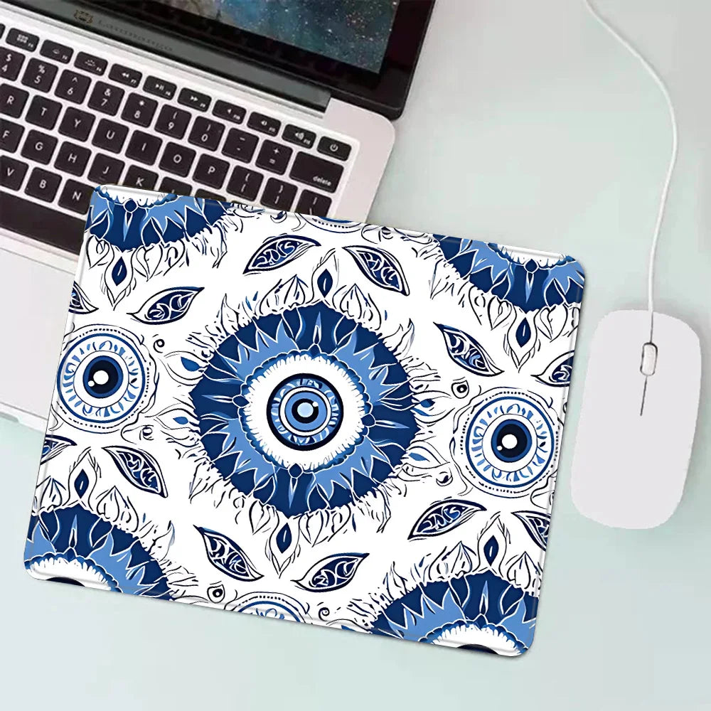 Blue Evil Eye Gaming Mouse Pad - XS Small Mousepad