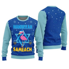 Hanukkah Theme Animal Food Sweatshirt