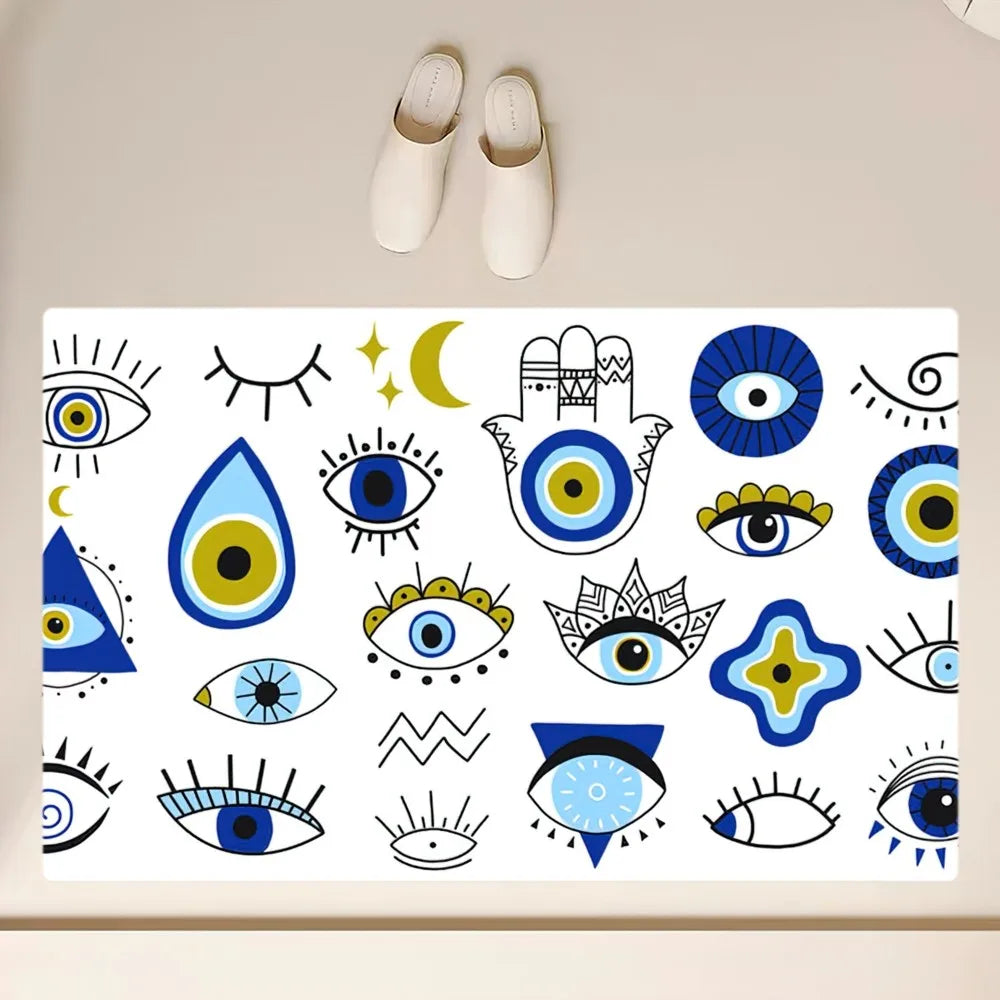 Evil Eye Floor Mat - Anti-slip Home Decor