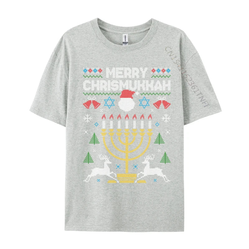 Merry Chrismukkah Ugly Christmas Sweater T-Shirt