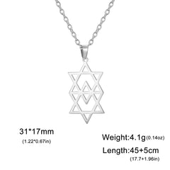 Hexagram Star of David Necklace