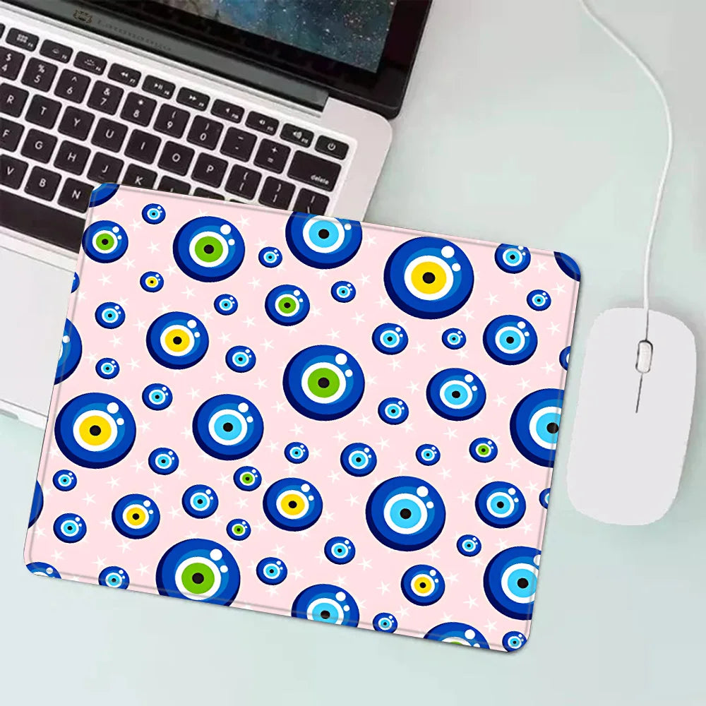 Blue Evil Eye Gaming Mouse Pad - XS Small Mousepad