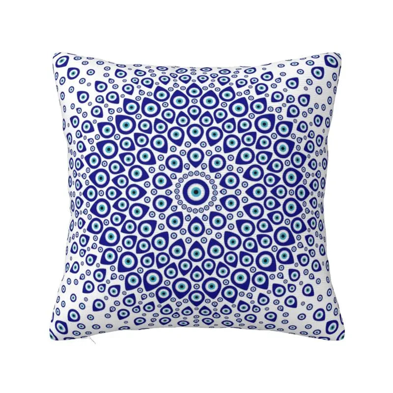 Fatima Hamsa Hand Cushion Covers - Evil Eye Velvet Pillow Case