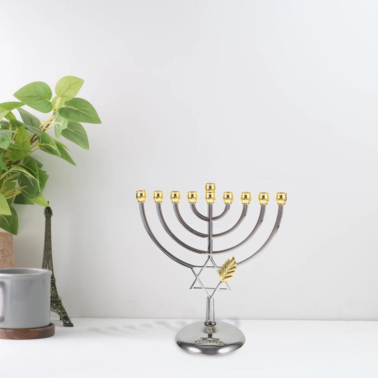 Elegant Hanukkah Candlestick