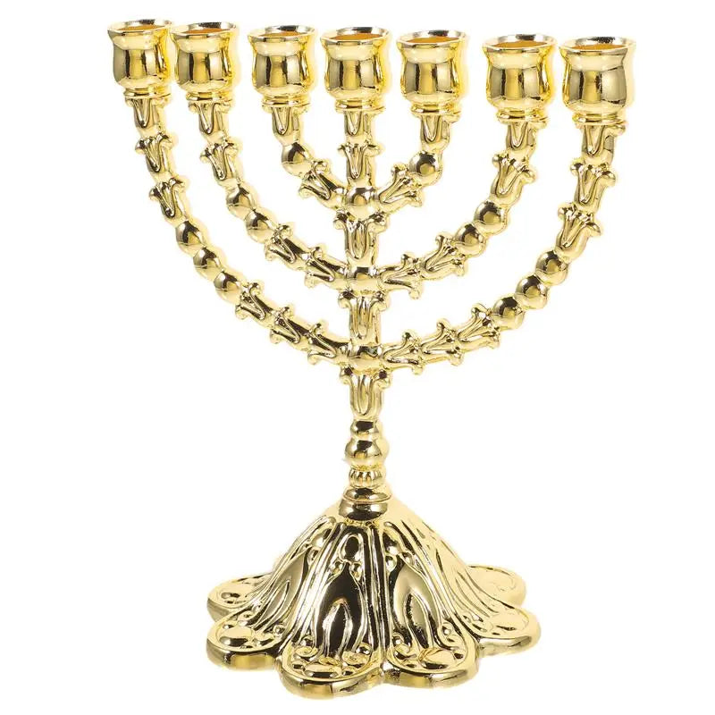 Vintage Gold Menorah