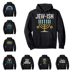 Happy Hanukkah Pullover Hoodie