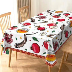 Rosh Hashanah Rectangle Tablecloth