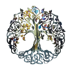 30cm Metal Kabbalah Tree of Life Wall Hanging