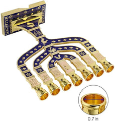 12 Tribes of Israel Candlestick Menorah