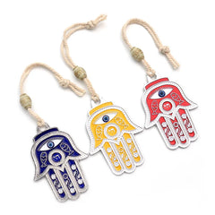 Blue Evil Eye Hamsa Wall Hanging