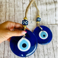 Evil Eye Wall Hanging Glass