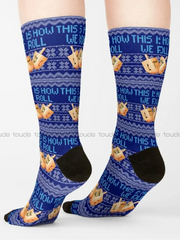 Hanukkah Jewish Gift Socks