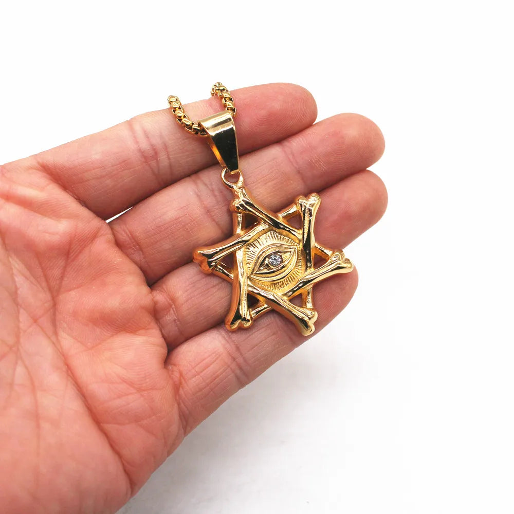 Kabbalah Jewish Pendant Necklace