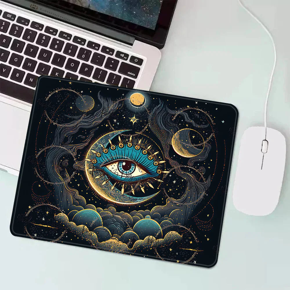 Blue Evil Eye Gaming Mouse Pad - XS Small Mousepad