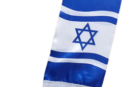 Double-Sided Israeli Flags Scarf – Stain-Resistant Polyester Jewish Heritage Design