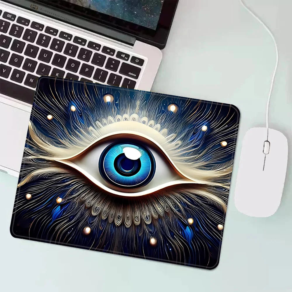 Blue Evil Eye Gaming Mouse Pad - XS Small Mousepad