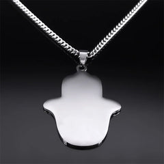 Jerusalem Hamsa Hand of Fatima Necklace