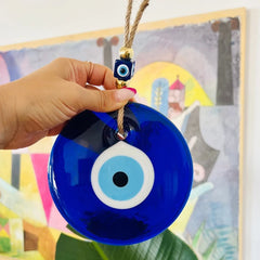 Evil Eye Wall Hanging Glass