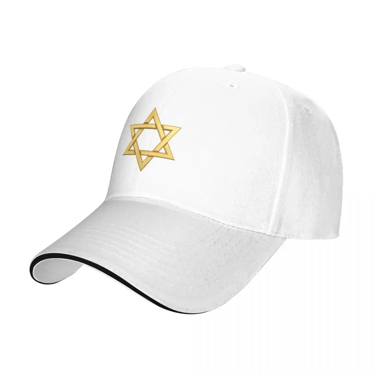 Star of David Baseball Cap - Luxury Brand Adjustable Travel Hat