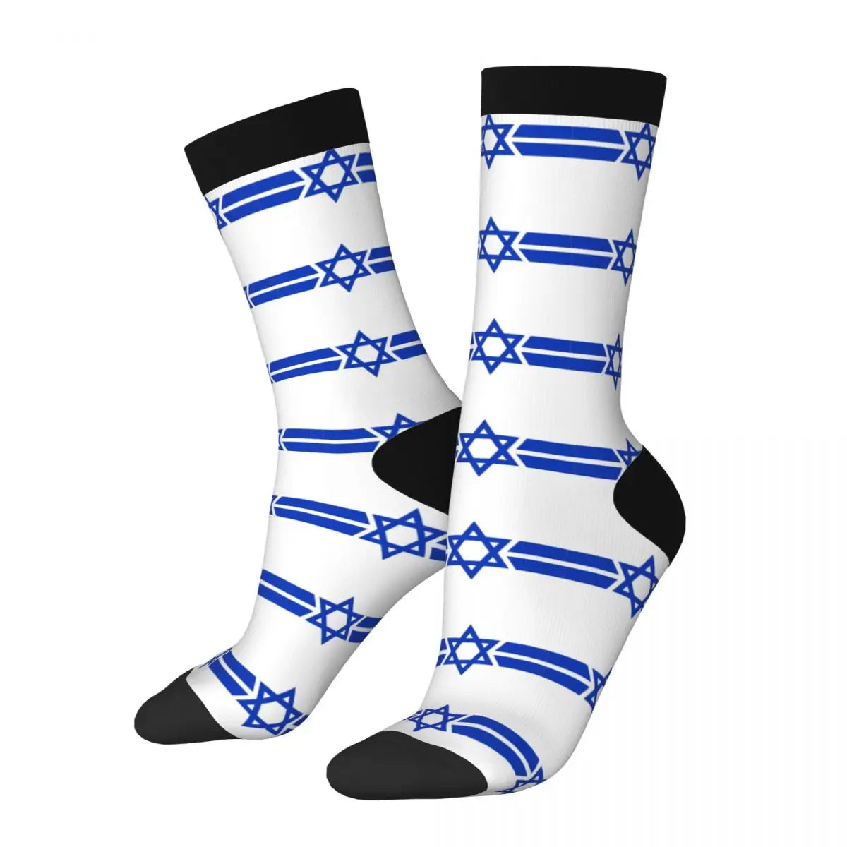 Funny Star of David Israel Flag Sports Socks