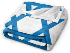 Vintage Israel Flag Ultra Soft Velvet Blanket