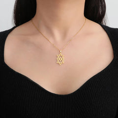 Hexagram Star of David Necklace