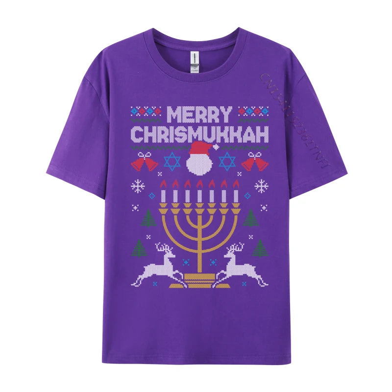 Merry Chrismukkah Ugly Christmas Sweater T-Shirt