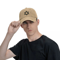 Star of David Baseball Cap - Flag of Jerusalem Classic