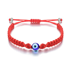 Kabbalah Hamsa Hand & Evil Eye Beaded Bracelet