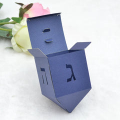 Dreidel-Shaped Hanukkah Gifts Candy Paper Box