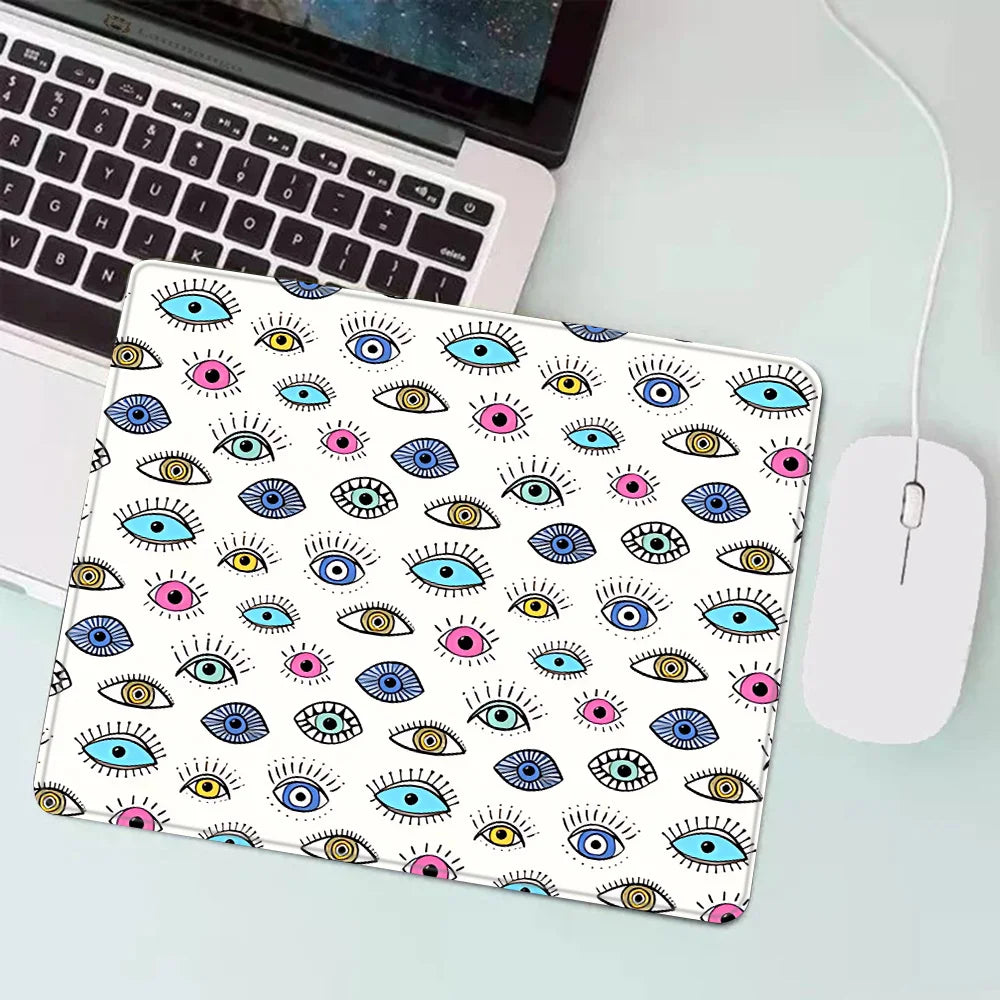 Blue Evil Eye Gaming Mouse Pad - XS Small Mousepad