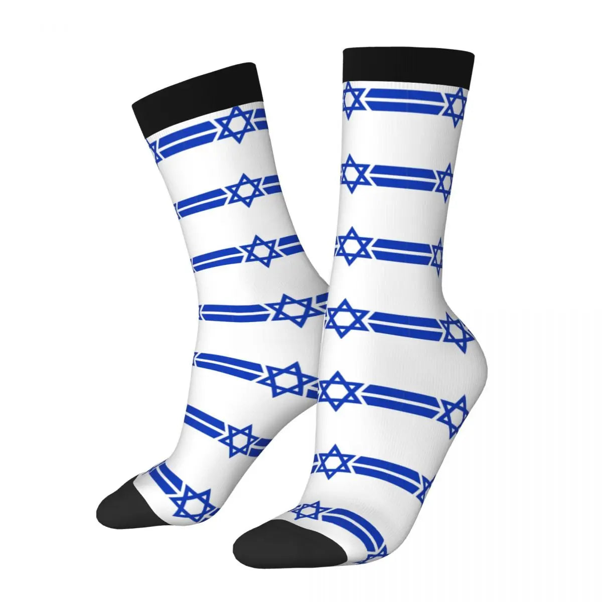 Funny Star of David Israel Flag Sports Socks