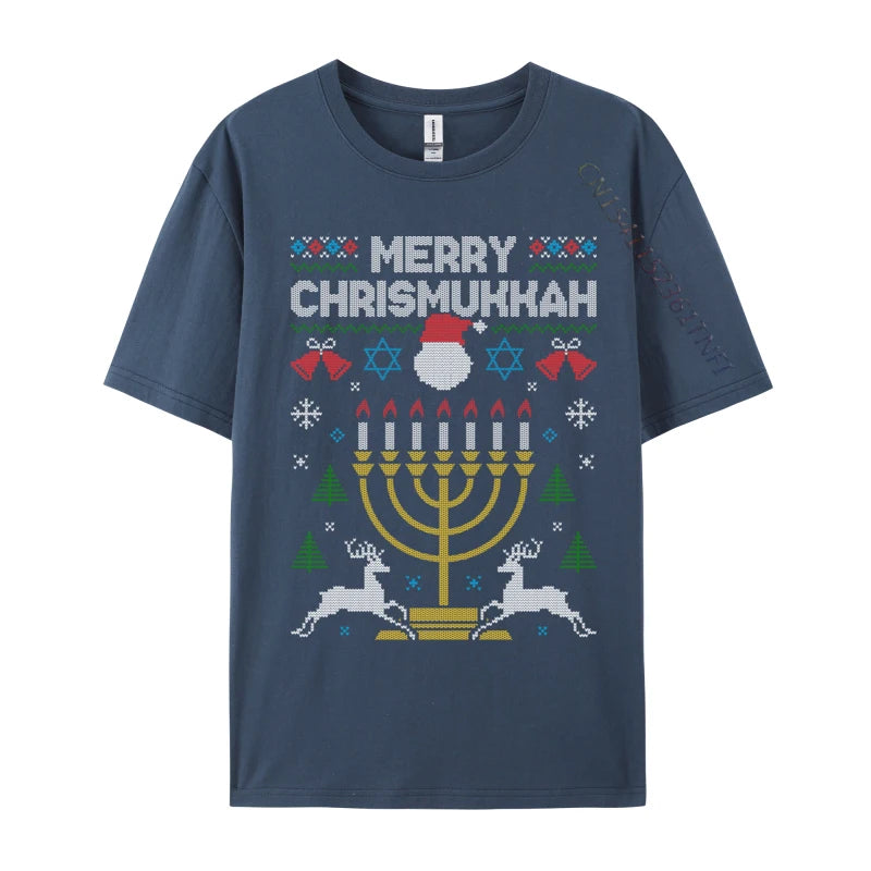 Merry Chrismukkah Ugly Christmas Sweater T-Shirt