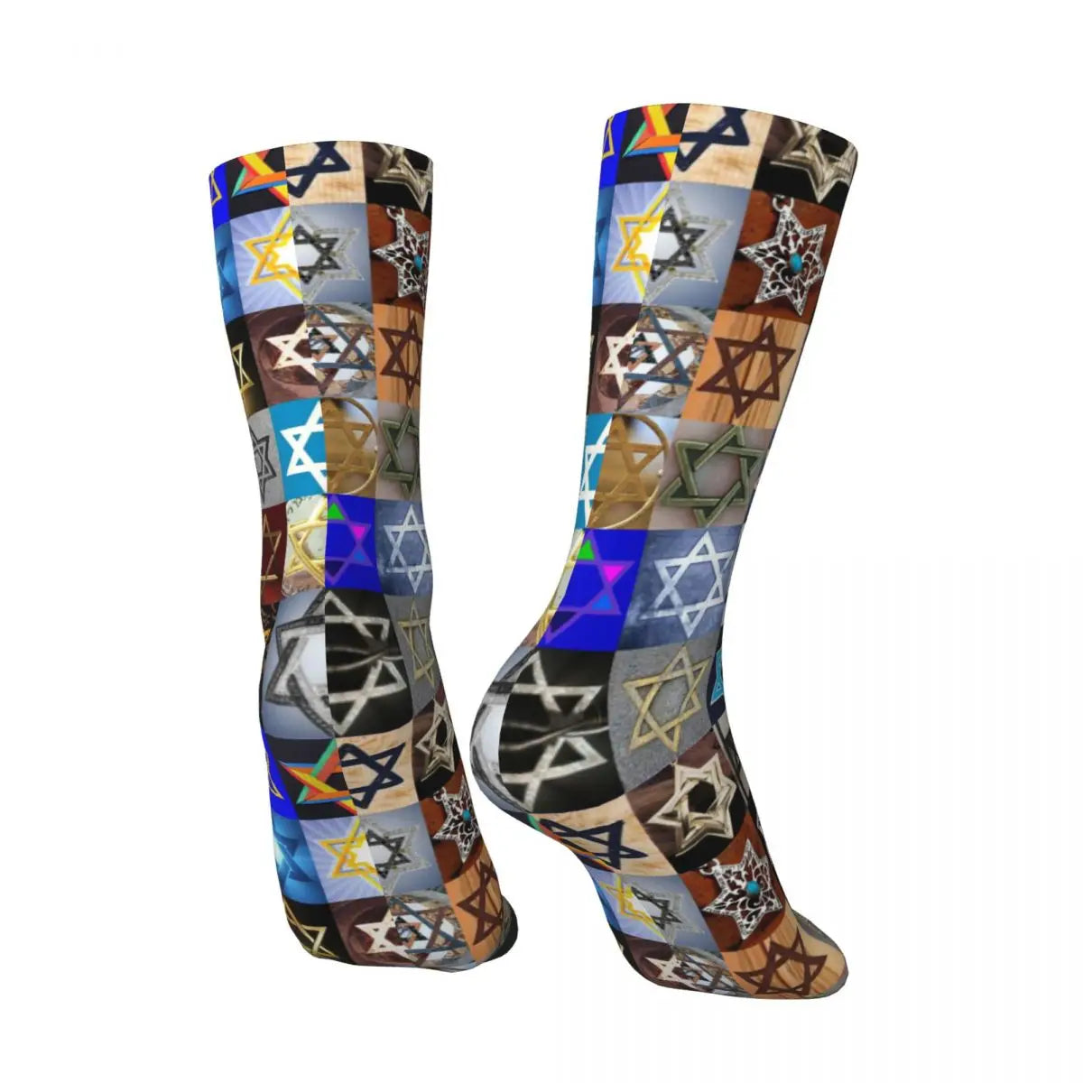 Star of David Socks - Magen Gothic Autumn Anti-Slip Couple Socks