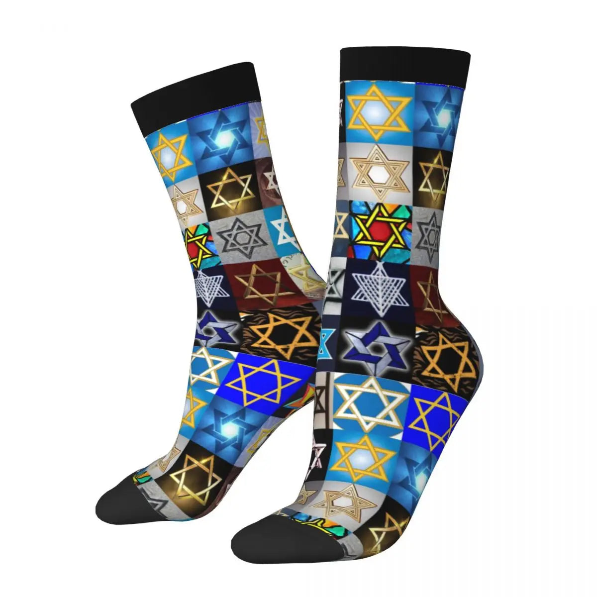 Star of David Socks - Magen Gothic Autumn Anti-Slip Couple Socks