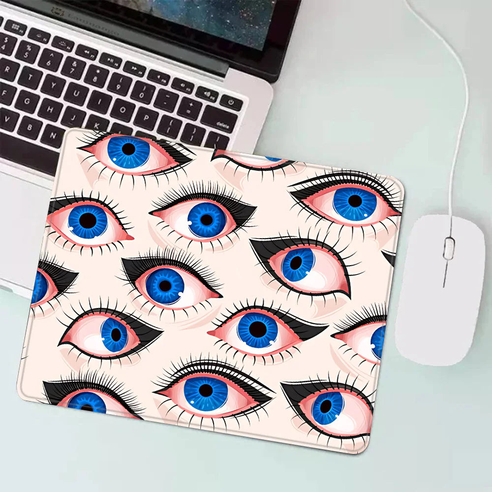 Blue Evil Eye Gaming Mouse Pad - XS Small Mousepad