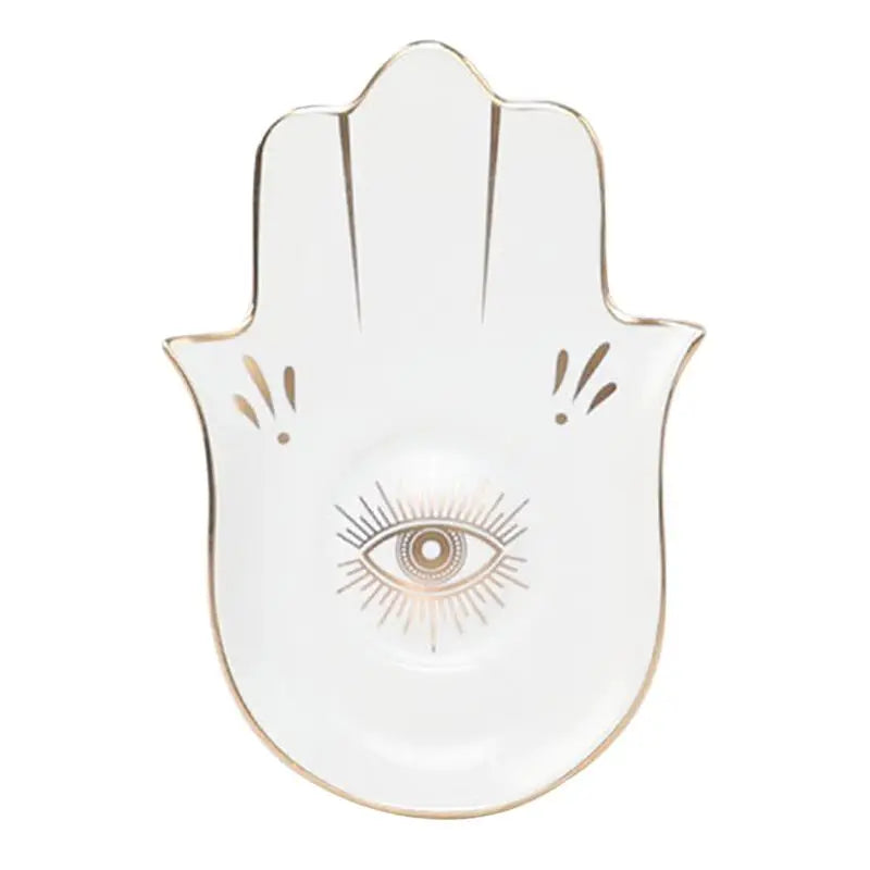 Ceramic Evil Eye Divider Box - 1pc