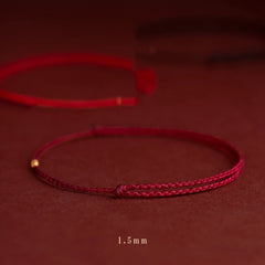 Red String Bracelet with Bead - Handmade Kabbalah Protection & Good Luck