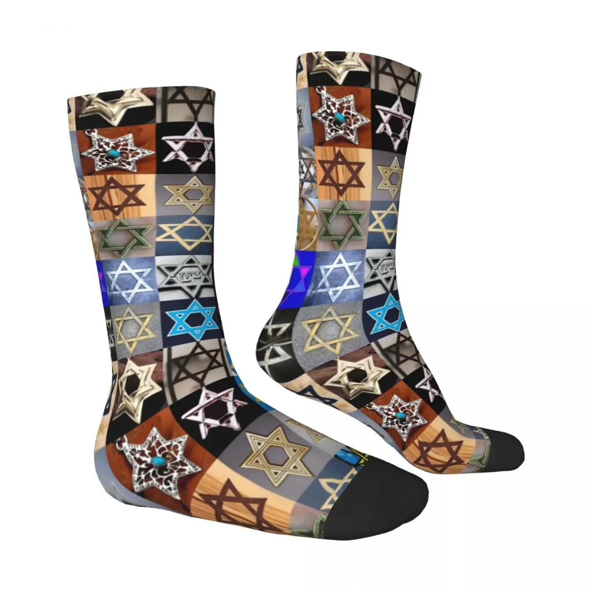 Star of David Socks - Magen Gothic Autumn Anti-Slip Couple Socks